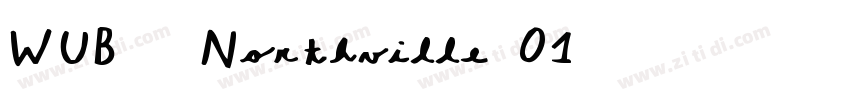 WUB   Northville 01字体转换